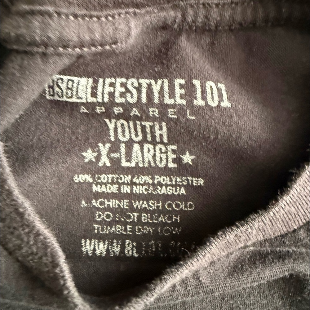 Baseball Lifestyle 101 Youth Black Ice Cream Graphic T-Shirt - Picture 2 of 3